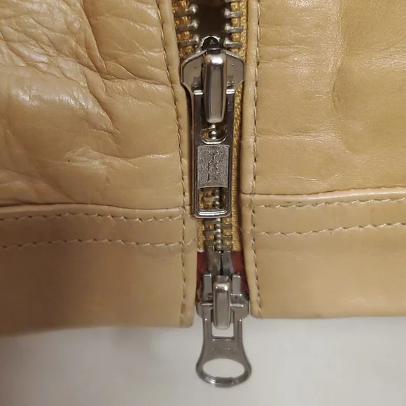 Women Ambition Leather Jacket, Size XXL, Color Cognac - Picture 8 of 9